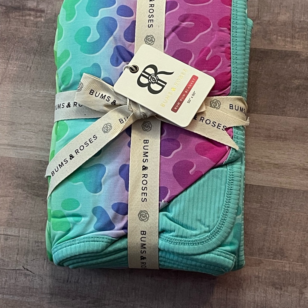 Bums & Roses  Baby Blanket